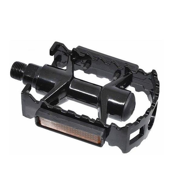 PEDALES JL MTB ALU 9/16" PL/NE