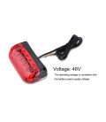 LUZ KINGTOP LEDS TRASERA E-BIKE 48V CON FRENO