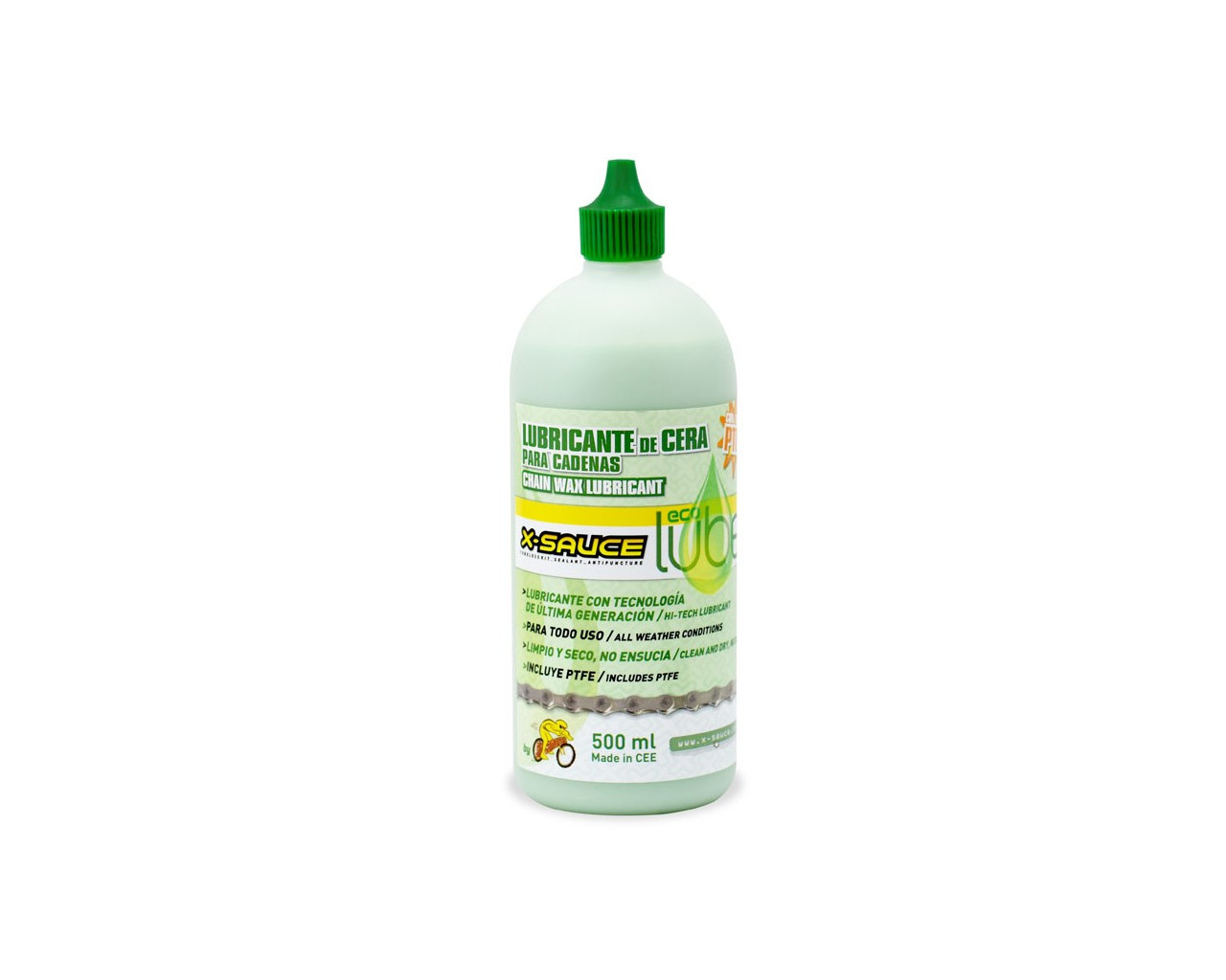 CERA X-SAUCE CADENA ECOLUBE C/TEFLON 500ML