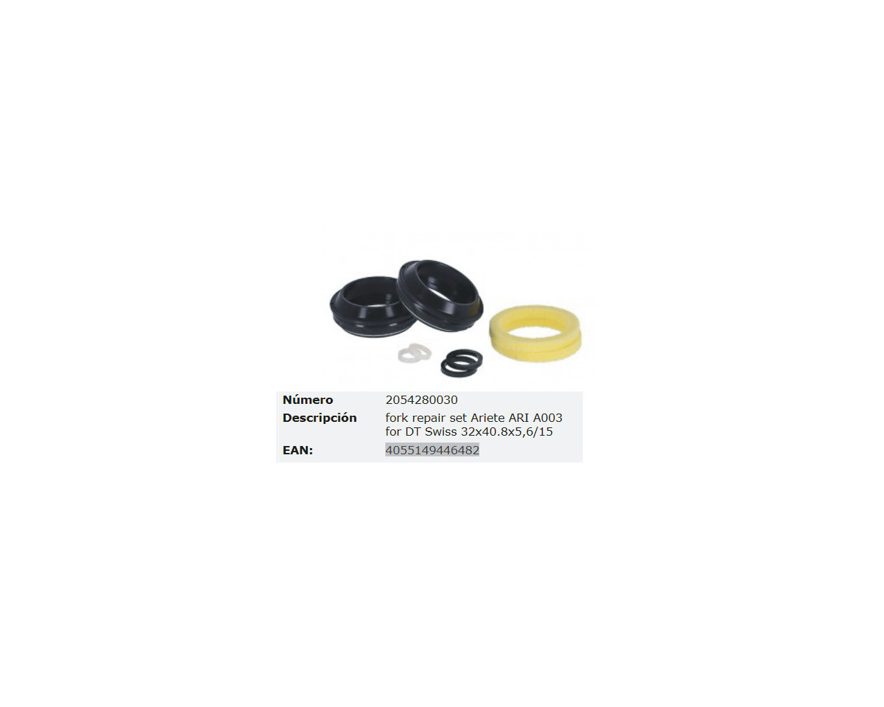 RETENES DTSWISS 32X40.8X5,6/15 F232 ONE