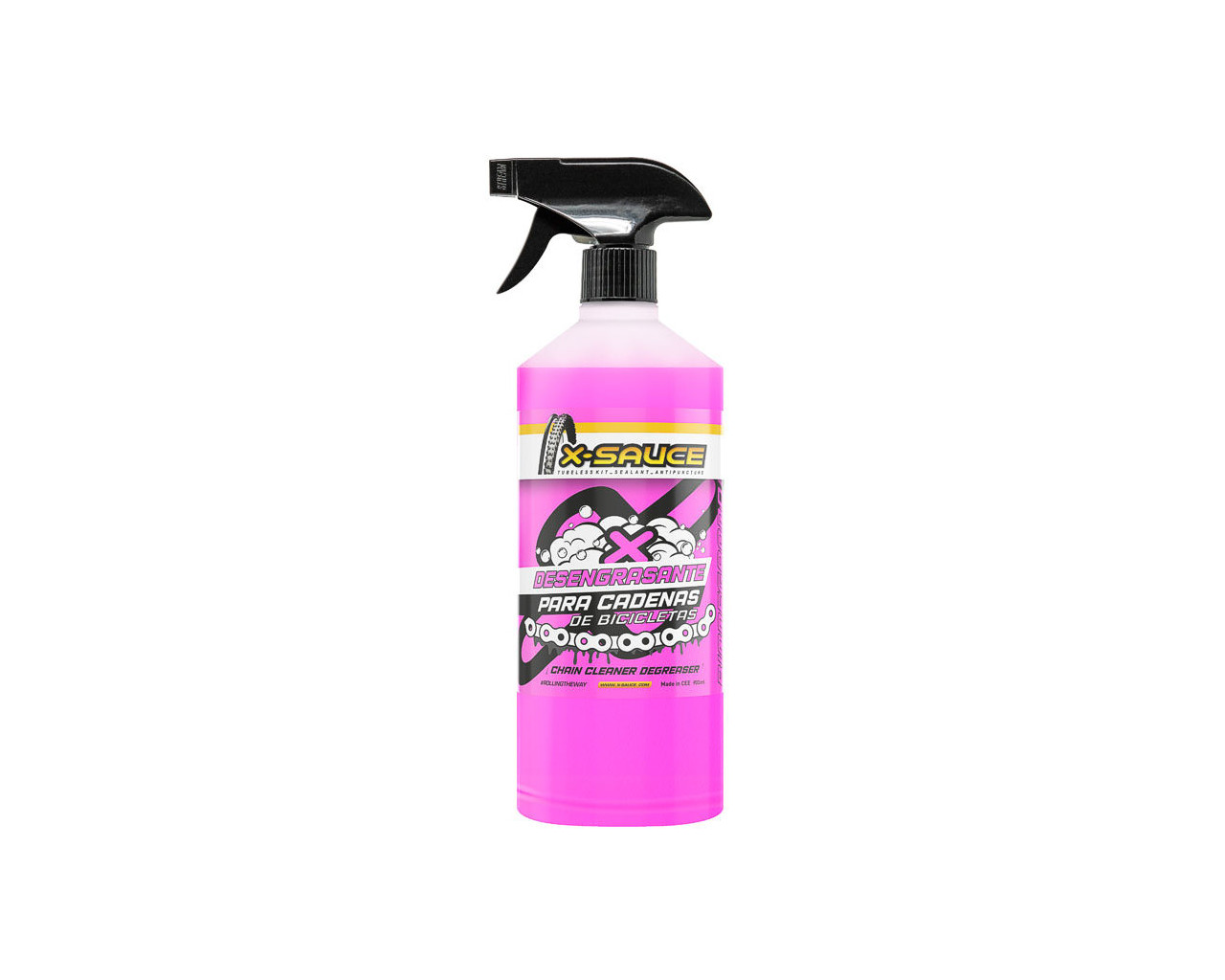 DESENGRASANTE X-SAUCE LIMPIADOR Y ABRILANTADOR 900ML