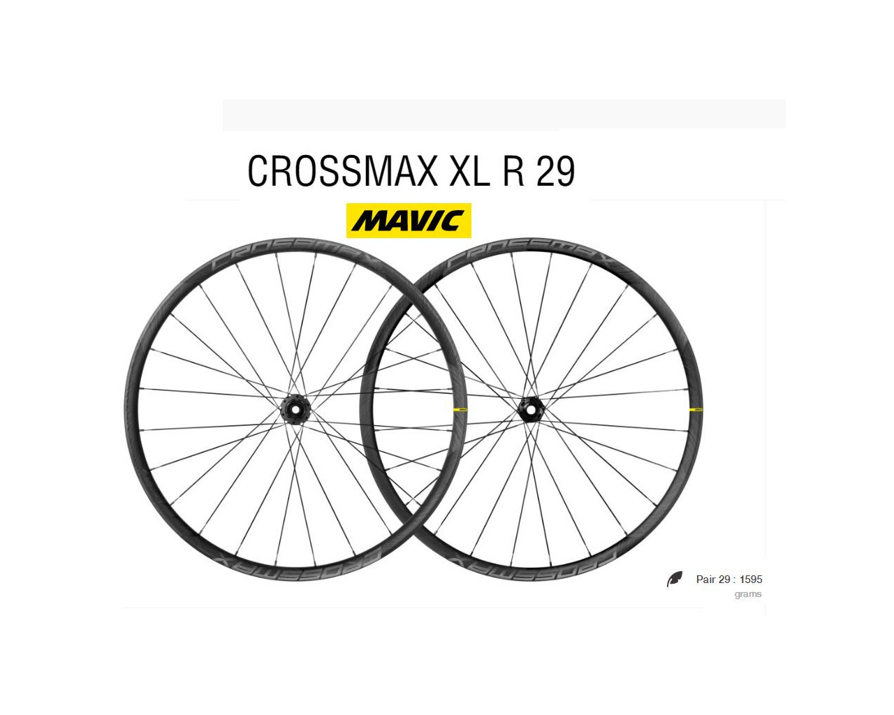 RUEDAS MAVIC CROSSMAX CARBON XL R 29 BST XD