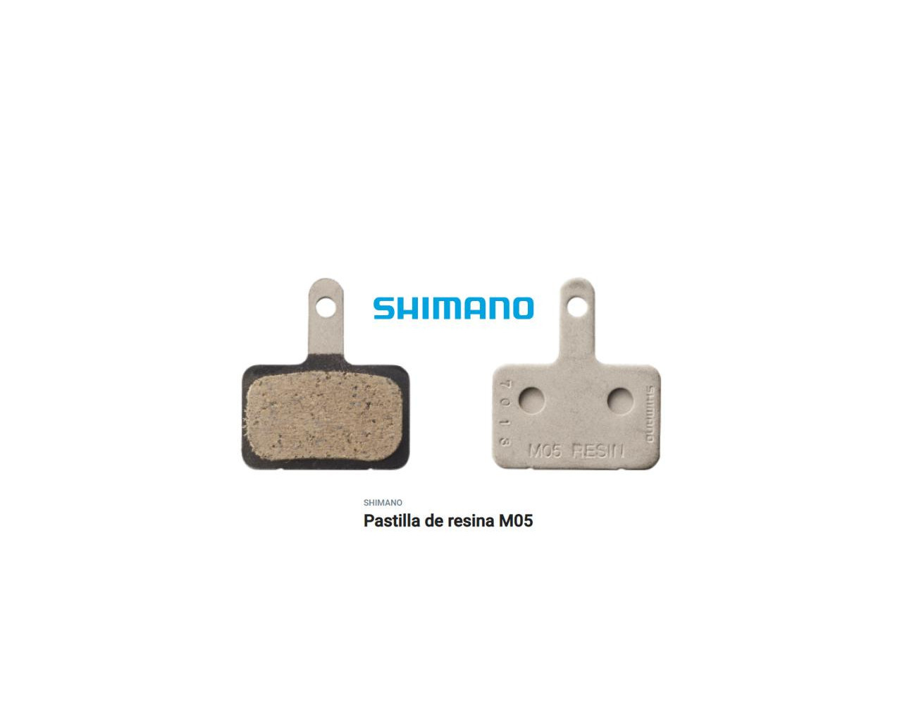PASTILLAS SHIMANO M05 RESINA DISCO