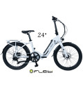 BICICLETA FLEBI SWAN 24 ELECTRICA PLEGABLE ALU BL