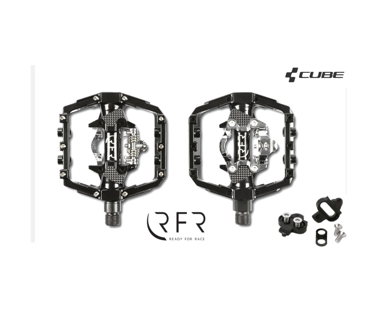 PEDALES CUBE RFR FLAT&CLICK