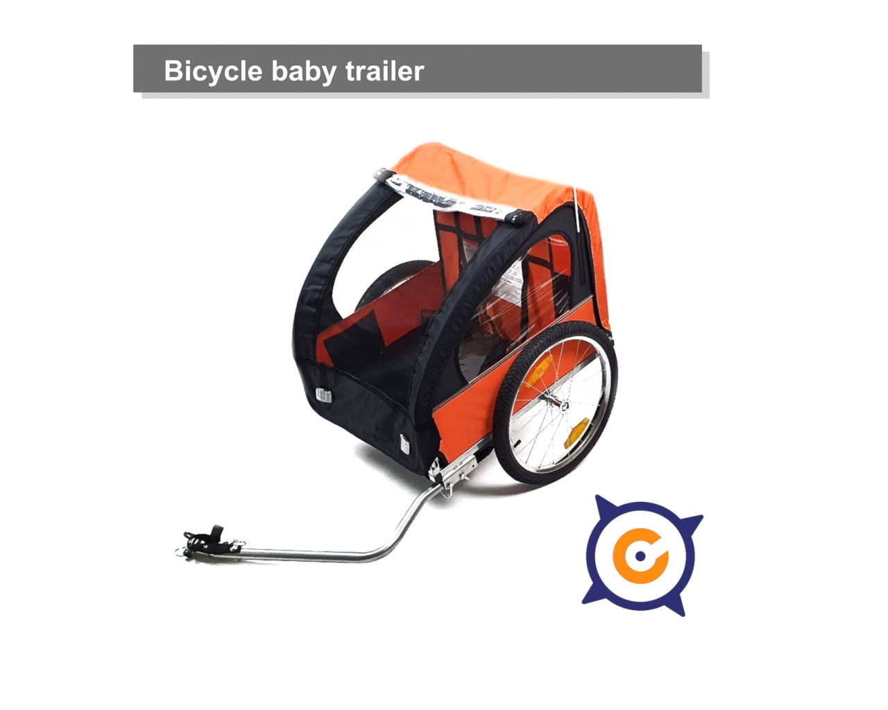 REMOLQUIE BICI JOGGER 2 NIÑOS