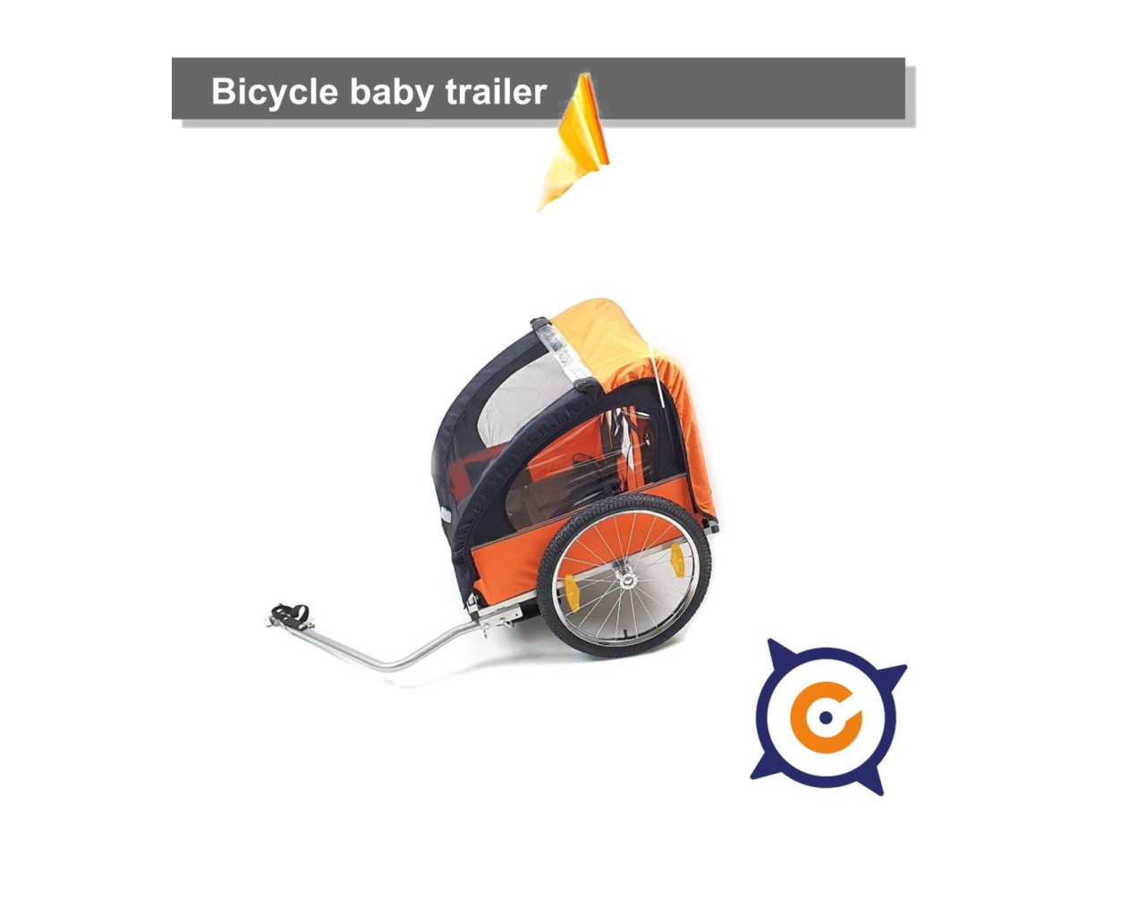 REMOLQUIE BICI JOGGER 2 NIÑOS