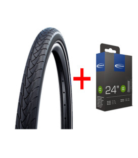 CUBIERTA SCHWALBE MARATHON PLUS 24X1.00 HS440 SILLA RUEDAS