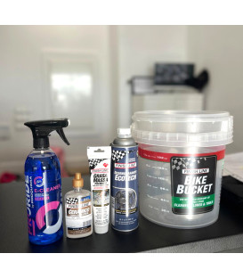 KIT LIMPIEZA BICICLETA CUBO REGALO