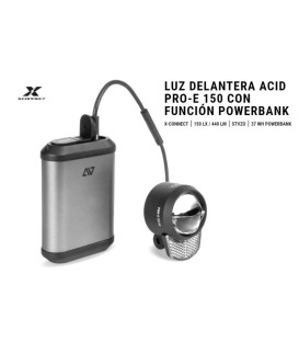 LUZ CUBE ACID E-BIKE FRONT PRO-E 150 + POWERBANK
