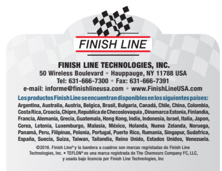CONTACTO FINISH LINE